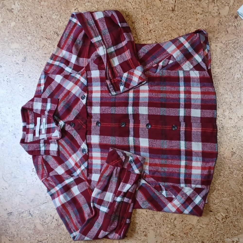Woolrich Women's Oxbow Bend Plaid Flannel Shirt Jacket Size XL